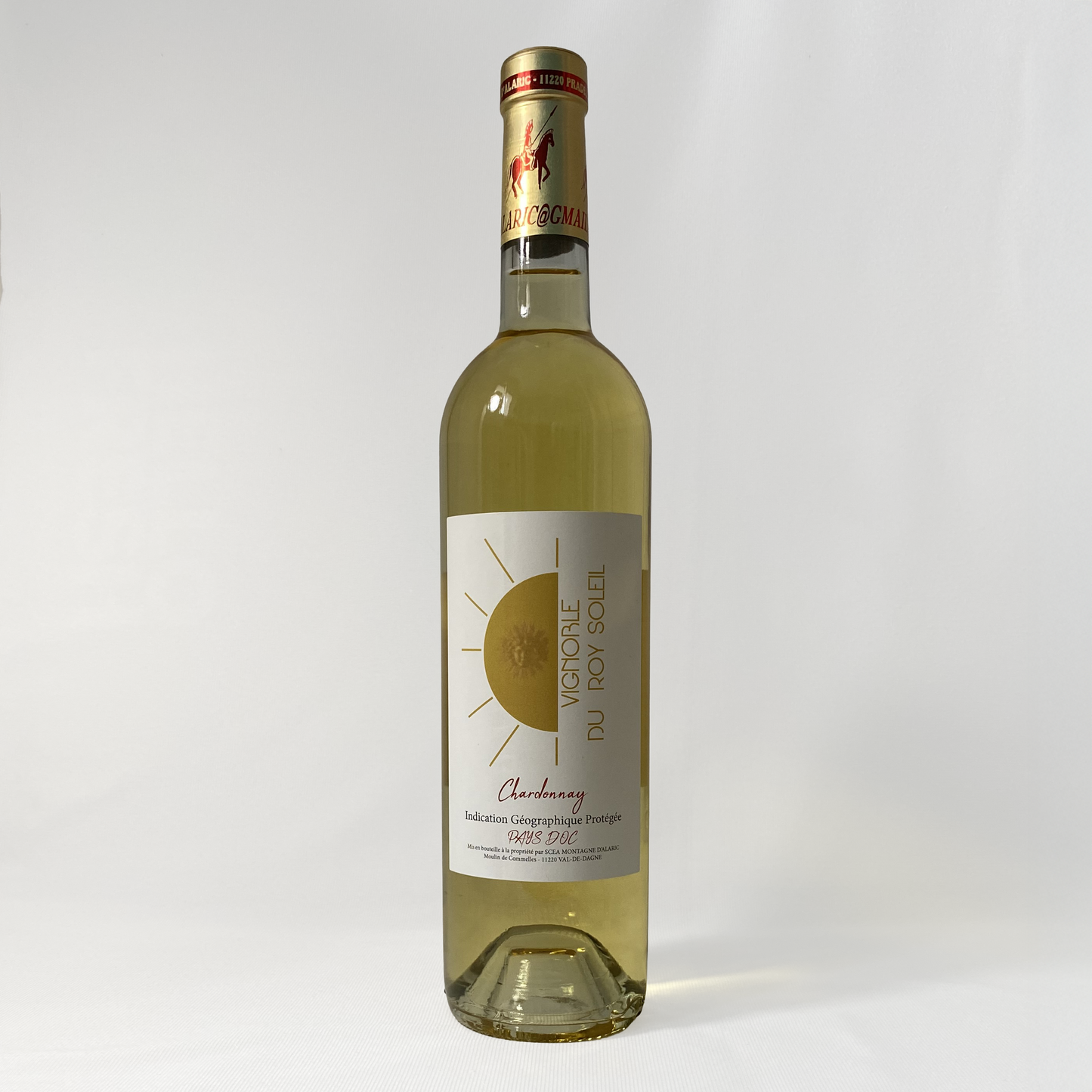 Blanc Roy Soleil igp pays d'oc chardonnay